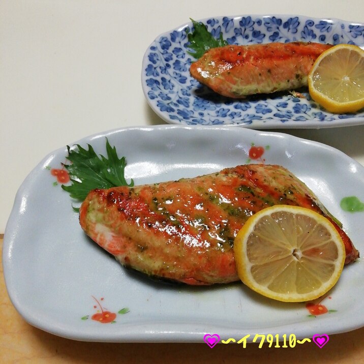 簡単!鮭のバジルソテー